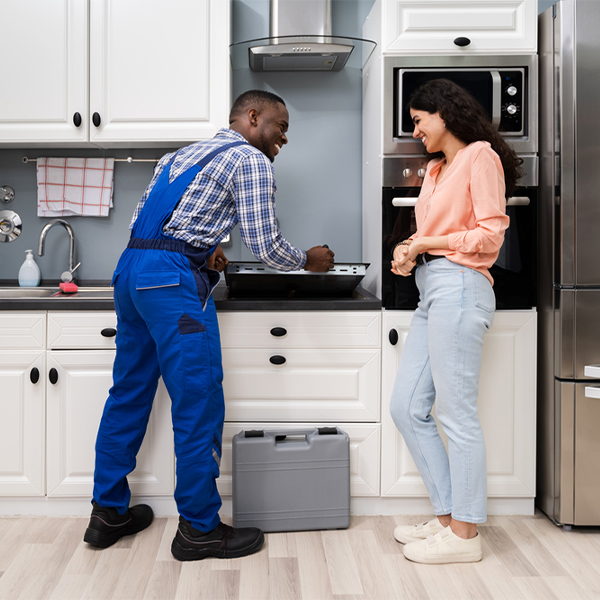 can you provide an estimate for cooktop repair before beginning any work in Tichigan